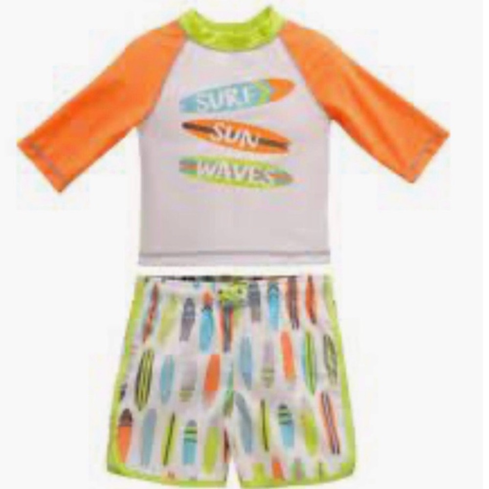Candlesticks Sun Waves Rash Guard Set - Picture 10 of 10